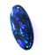 Blue Opal is very popular today. It is also becoming quite hard to find & source! This blue beauty is bright, blue & beautiful. it is a solid black Opal & it is from the mining fields at Lightning Ridge!