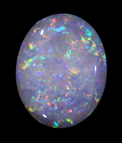 3.39ct Specks Of Red Very Bright Light Solid Lightning Ridge Opal! (5176)
