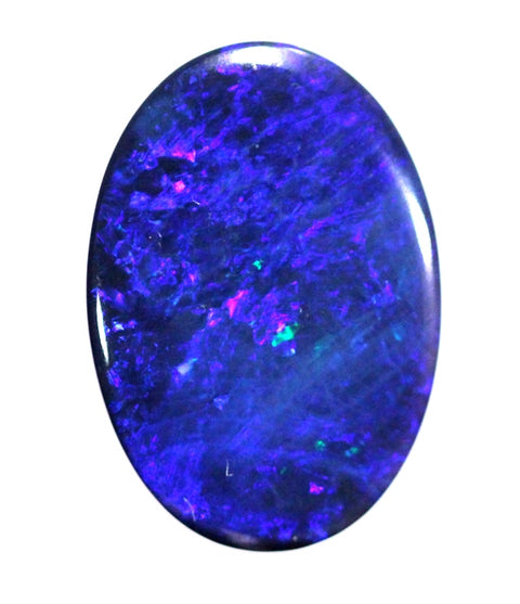 3.61ct Royal Blue Lightning Ridge Solid Black Opal! (5179)
