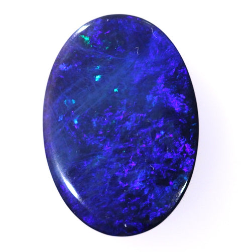 3.61ct Royal Blue Lightning Ridge Solid Black Opal! (5179)
