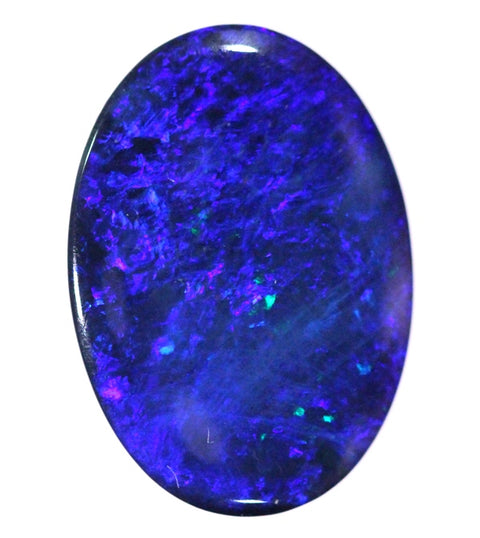 3.61ct Royal Blue Lightning Ridge Solid Black Opal! (5179)
