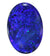 3.61ct Royal Blue Lightning Ridge Solid Black Opal! (5179)