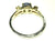 (RPG-518) Love Heart 9ct Gold Lightning Ridge Solid Opal Ring! freeshipping - Global Opals