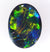 Brilliant Solid Black Opal (7x5mm) .64ct / 5198 freeshipping - Global Opals