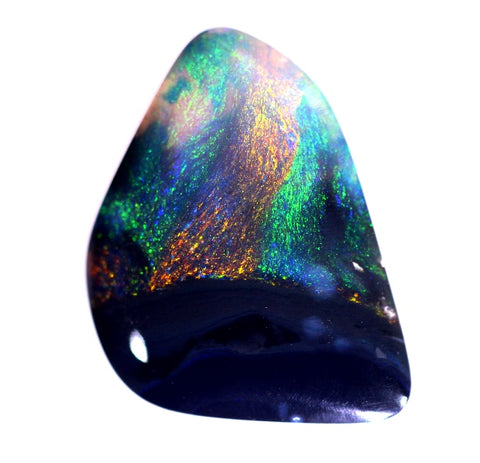 Bright red Multi-Coloured Opal 5208