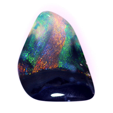 Bright red Multi-Coloured Opal 5208