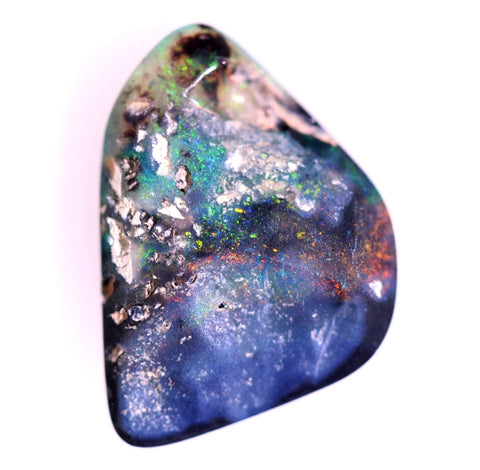 Bright red Multi-Coloured Opal 5208