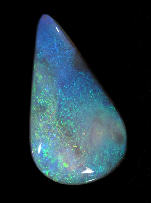 Blue/Green 3.64ct Lightning Ridge Tear Drop Opal 5221