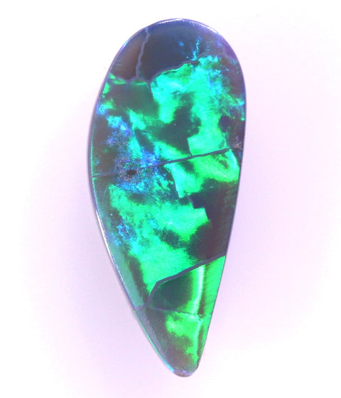 Brilliant green blue broad flash Opal 2.70ct