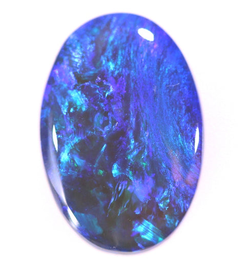 Unique 5.61ct Blue Green Solid Opal