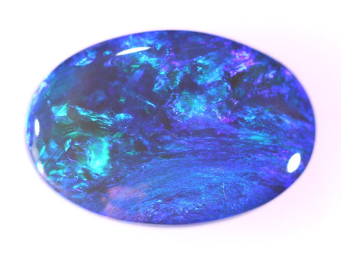 Unique 5.61ct Blue Green Solid Opal