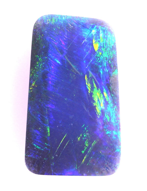 Awesome Directional Pattern 2.46ct Lightning Ridge Solid Opal 5232