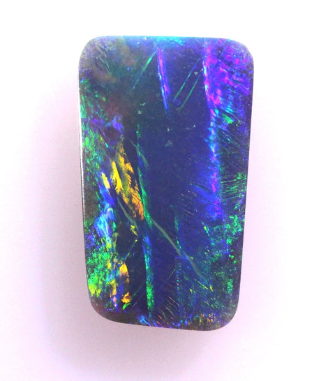 Awesome Directional Pattern 2.46ct Lightning Ridge Solid Opal 5232