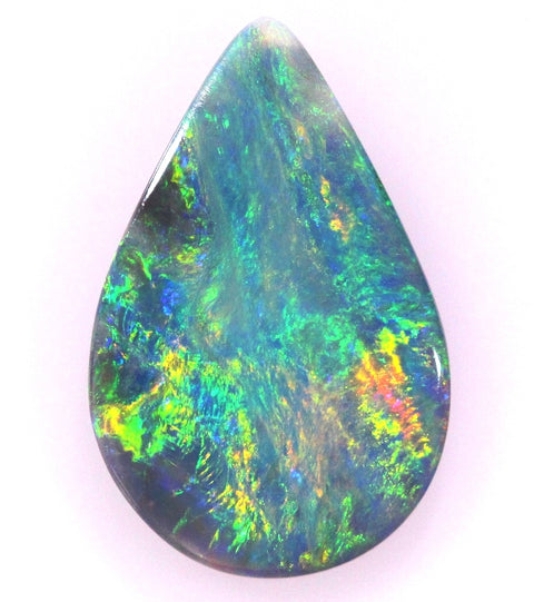 Blue, Green Solid Tear drop