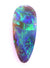Bule/Green & Flashy Orange Solid Long Tear Drop Opal 5238