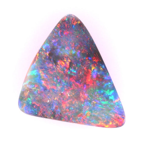 Bright red Multi-Coloured Opal 5239
