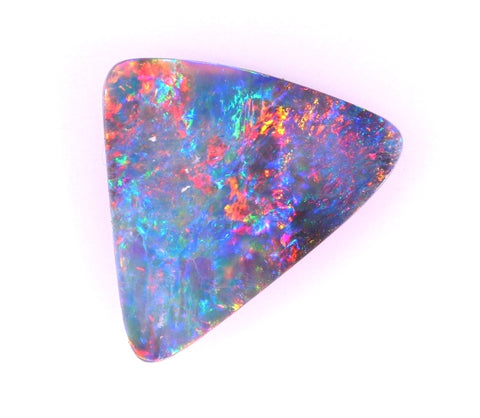 Bright red Multi-Coloured Opal 5239