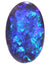 Amazing Blue green solid Black Opal 9.74cts