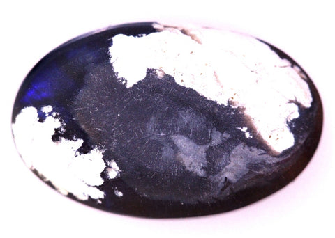 Amazing Blue green solid Black Opal 9.74cts