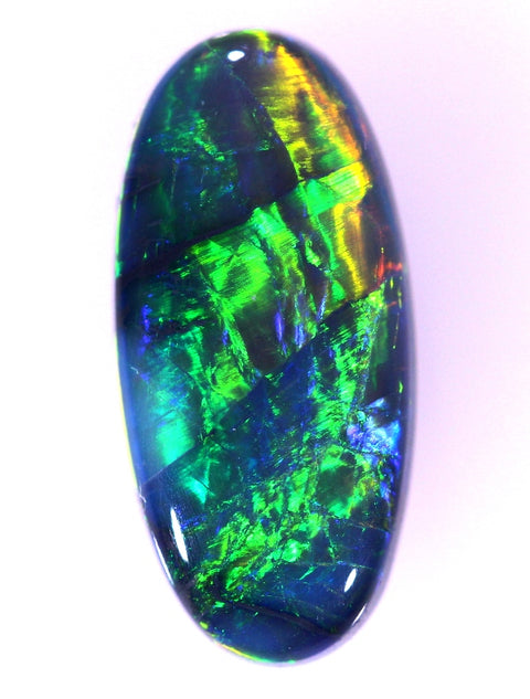 Gem Solid Black Opal Magnificent Rolling Flashes 3.13ct / 5263 freeshipping - Global Opals