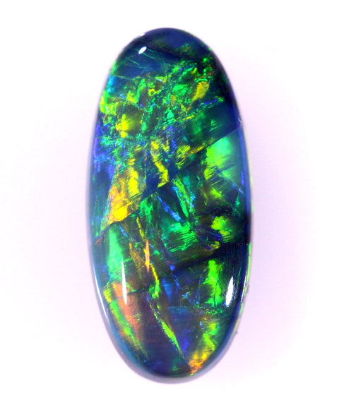 Gem Solid Black Opal Magnificent Rolling Flashes 3.13ct / 5263 freeshipping - Global Opals