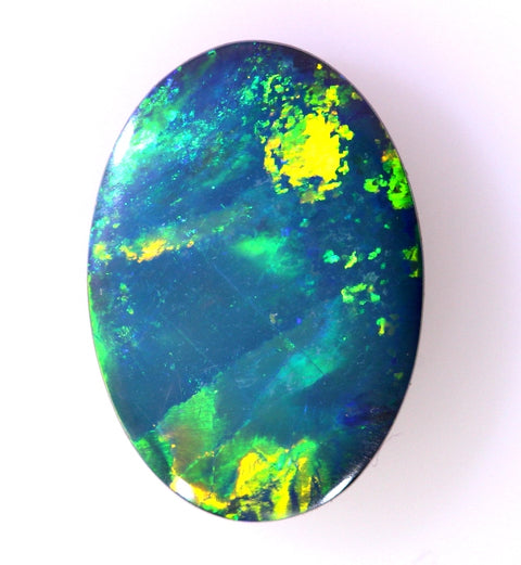 5271 Bright Broad-Orange Flashes Solid Black Opal 2.61ct/w freeshipping - Global Opals