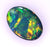 5271 Bright Broad-Orange Flashes Solid Black Opal 2.61ct/w freeshipping - Global Opals