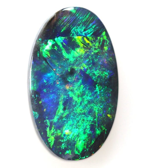 4.18 carat amazing green rolling flash Opal!