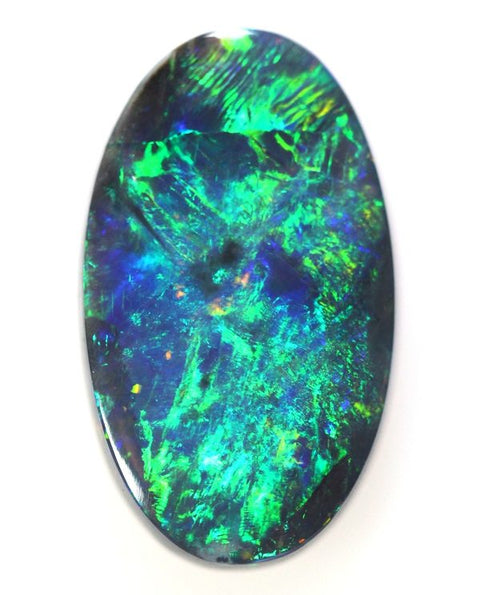 4.18 carat amazing green rolling flash Opal!