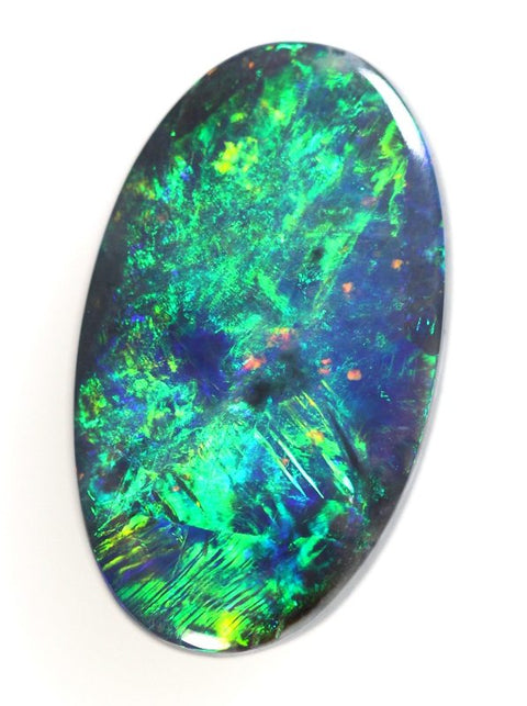 4.18 carat amazing green rolling flash Opal!
