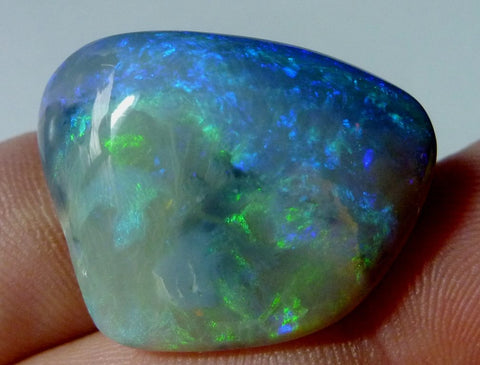 28.44 carat large solid black Opal