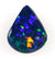 3.19 carat unusual solid black Opal!