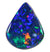 3.19 carat unusual solid black Opal!