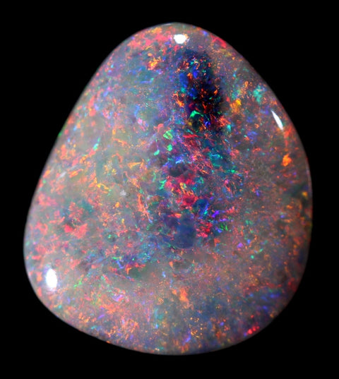 Natural Solid Mined Red Multi Coloured OPAL 4.57ct / 722 freeshipping - Global Opals