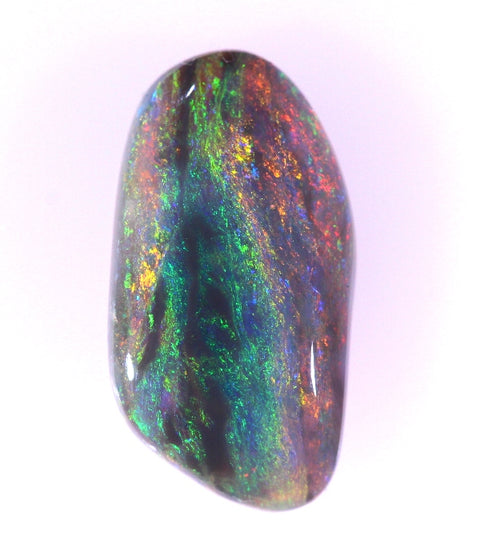 806 Unique / RED Free-Form Solid Opal 2.41ct freeshipping - Global Opals