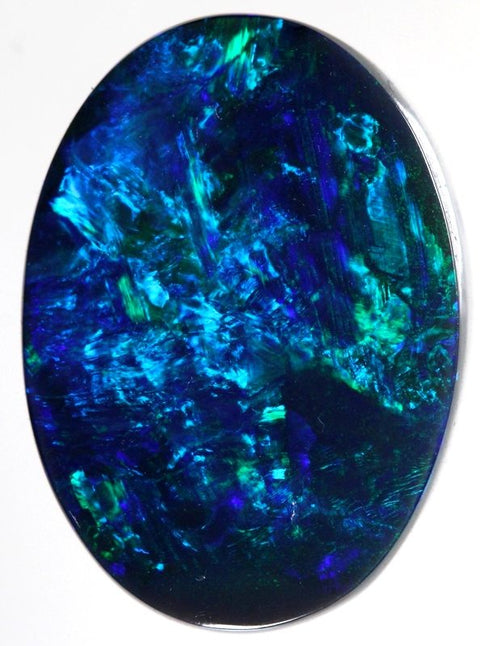 Bright Solid Black Opal