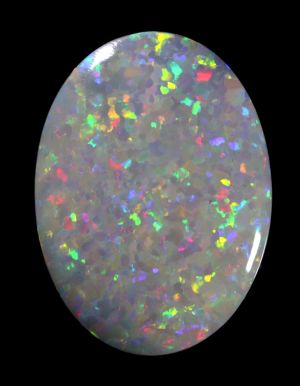 Red Multi-Color Pinfire Pattern Solid Australian Dark Opal 4.98ct / 1663 freeshipping - Global Opals