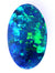 Blue/Green Solid Black Opal
