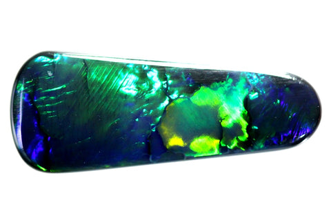 One of a kind brilliant solid black Opal!