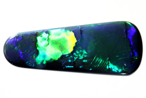 One of a kind brilliant solid black Opal!