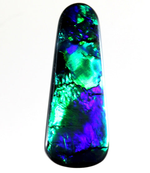 One of a kind brilliant solid black Opal!