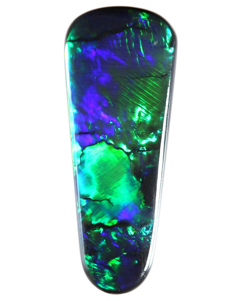 One of a kind brilliant solid black Opal!