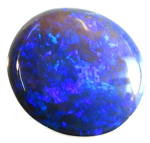 Lightning Ridge Solid Black Opal - Royal Blue! 111 / 4.98ct freeshipping - Global Opals