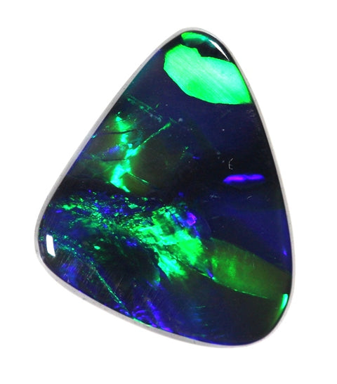 Bright triangular 1.52 carat solid Opal