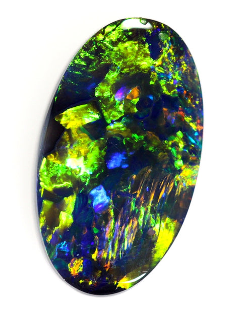 Solid Gem Black Opal