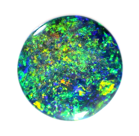 Bright Orange Black Opal
