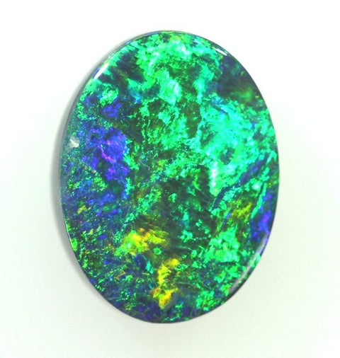 Exquisite Opalescent! "Glow in the Dark" Green-Orange Opal 1.47cts / 1955 freeshipping - Global Opals