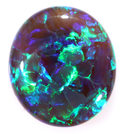 Stunning Broad/Block Pattern Blue Green 10.37ct Solid Opal GJM076