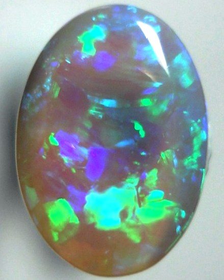 Very bright green Crystal Opal!