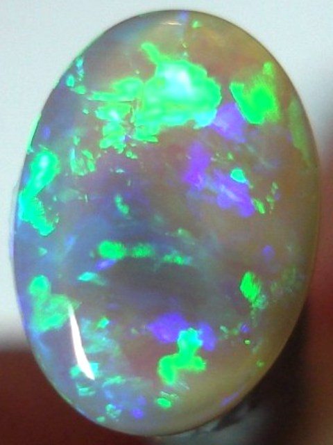 Very bright green Crystal Opal!
